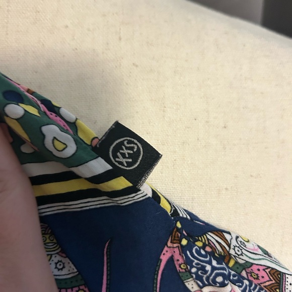 Buddha Pants XXS Pink Elephant Cotton Savannah Flair Harem jumpsuit Boho - Picture 8 of 10